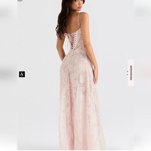 House of CB Soft Pink Seren Dress - Picture 4 of 16